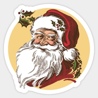 Santa Claus Portrait Sticker